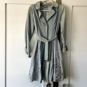 NWT Soft Surroundings denim trench coat